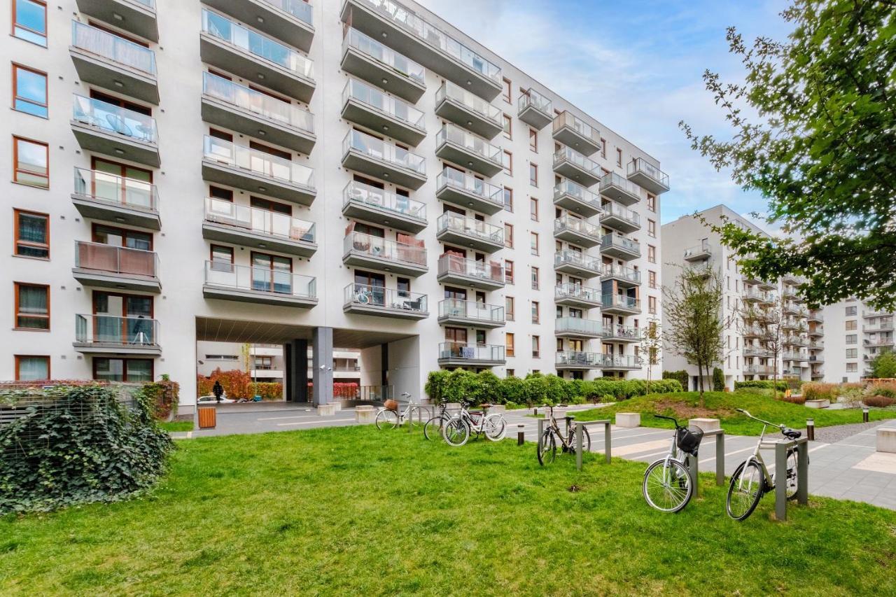 Studio Wola Apartament Kasprzaka - Wifi + Smart Tv Warszawa Exteriör bild
