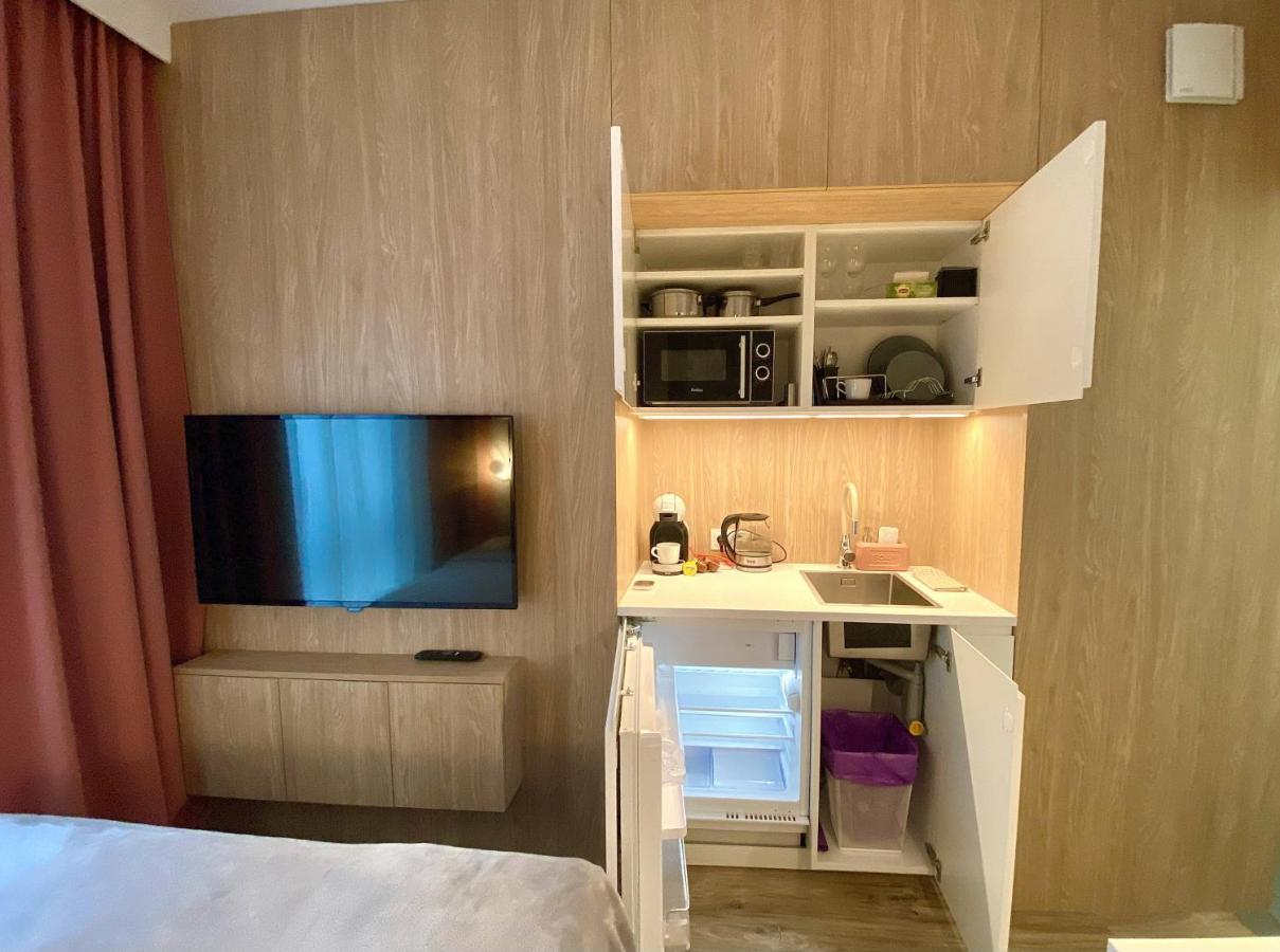 Studio Wola Apartament Kasprzaka - Wifi + Smart Tv Warszawa Exteriör bild